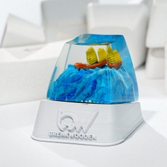 Sailboat Artisan Keycap Breakwooden 2