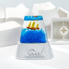 Sailboat Artisan Keycap Breakwooden 2