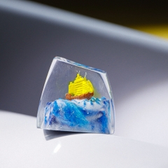 Sailboat Artisan Keycap Breakwooden 3