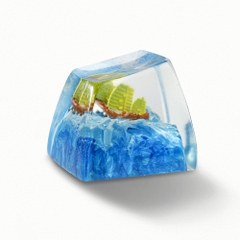 Sailboat Artisan Keycap Breakwooden 3