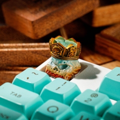 Skull Monk Artisan Keycap Breakwooden