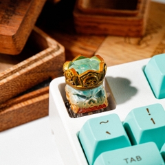 Skull Monk Artisan Keycap Breakwooden