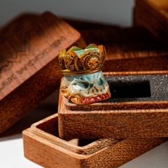 Skull Monk Artisan Keycap Breakwooden