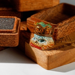 Skull Monk Artisan Keycap Breakwooden