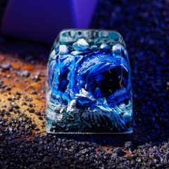 Sleeping Dragon - Blue Artisan Keycap Breakwooden