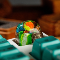 Snail Artisan Keycap Breakwooden