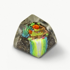 Snail Artisan Keycap Breakwooden 2