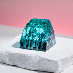 Snowy Mountain Artisan Keycap Breakwooden 2