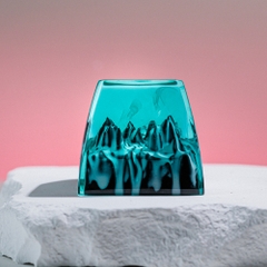 Snowy Mountain Artisan Keycap Breakwooden 2