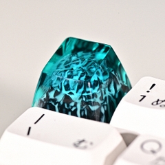 Snowy Mountain Artisan Keycap Breakwooden 2