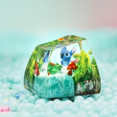 Stitch Artisan Keycap Breakwooden