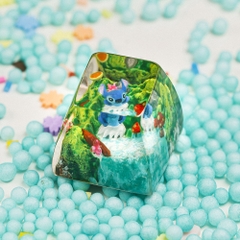 Stitch Artisan Keycap Breakwooden