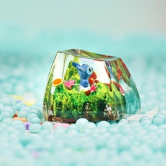 Stitch Artisan Keycap Breakwooden