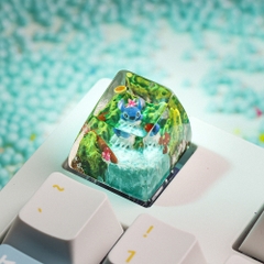 Stitch Artisan Keycap Breakwooden