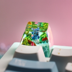 Stitch Artisan Keycap Breakwooden