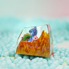 Stitch Artisan Keycap Breakwooden 12