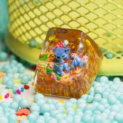 Stitch Artisan Keycap Breakwooden 12