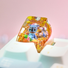 Stitch Artisan Keycap Breakwooden 13