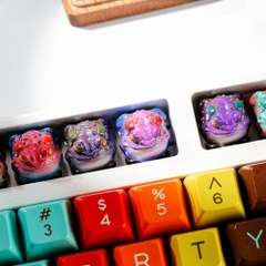 Toad Artisan Keycap Breakwooden