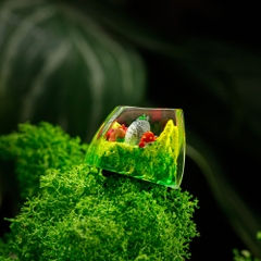 Totoro Artisan Keycap Breakwooden