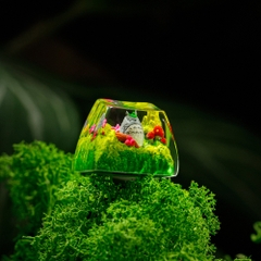 Totoro Artisan Keycap Breakwooden