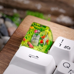 Totoro Artisan Keycap Breakwooden 2