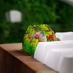 Totoro Artisan Keycap Breakwooden 2