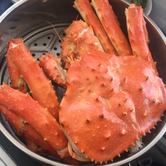 Cua Hoàng Đế - King Crab Đỏ Đực Sống
