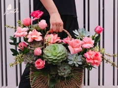 Giỏ Hoa Khoe Sắc 3