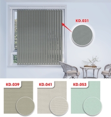 Màn sáo đứng vải trơn blackout KD.031 KD.039 KD.041 KD.053