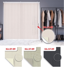 Màn sáo đứng 2 da hoa văn Blackout