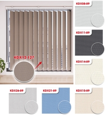 Màn sáo đứng sọc xéo Blackout 100%