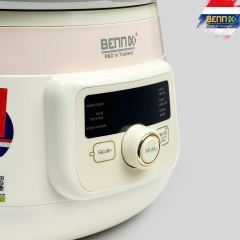 Nồi Nấu Chậm Điện Tử 2L, Chức Năng Nấu Cài Đặt Sẵn BENNIX BN-SC20