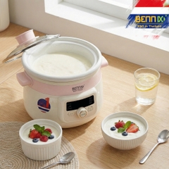 Nồi Nấu Chậm Điện Tử 2L, Chức Năng Nấu Cài Đặt Sẵn BENNIX BN-SC20