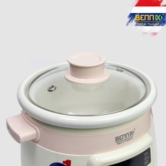 Nồi Nấu Chậm Điện Tử 2L, Chức Năng Nấu Cài Đặt Sẵn BENNIX BN-SC20