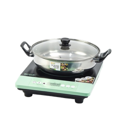 Bếp Từ Đơn Phím Cơ Bennix BN-266IH, 2000W, Tặng kèm nồi lẩu 28cm