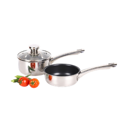 Bộ Nồi Chảo Cho Bé Ăn Dặm, Inox Liền Khối KALPEN BB14-14cm, Bảo hành 30 năm