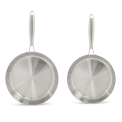 [CHỐNG DÍNH TỰ THÂN] Chảo Inox 3 lớp đúc liền khối Kalpen Luxus