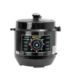 Nồi Áp Suất Điện Bennix BN-60SUS Dung Tích 6L - Lòng Nồi Inox 304 Cao Cấp Cao An Toàn, Ninh Hầm Đa Năng