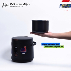 Nồi Cơm Điện Mini Bennix BN-MRC08, Công Suất 200W, Dung Tích 0.8L Phù Hợp 1 - 2 Người Ăn