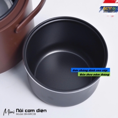 Nồi Cơm Điện Mini Bennix BN-MRC08, Công Suất 200W, Dung Tích 0.8L Phù Hợp 1 - 2 Người Ăn