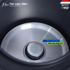 Nồi Cơm Điện Mini Bennix BN-MRC08, Công Suất 200W, Dung Tích 0.8L Phù Hợp 1 - 2 Người Ăn