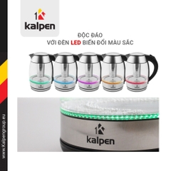 Ấm Siêu Tốc Thủy Tinh Công suất 2200W Sôi Nhanh, 1,8L Kalpen KK66