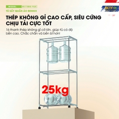 Mẫu 2025- Tủ sấy quần áo máy sấy quần áo  BENNIX Thailand BN-115BIG BLUS, Bảo hành 18 tháng