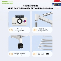 Mẫu 2025- Tủ sấy quần áo máy sấy quần áo  BENNIX Thailand BN-115BIG BLUS, Bảo hành 18 tháng