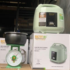 Nồi cơm điện BENNIX lòng niêu dày BN-012HC, dung tích 1,2 lít