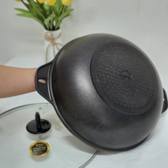 Chảo Thuyền, Chảo Xào Chống Dính 2 Quai Bennix BN-32Terra, Size 32cm Kích Thước Lớn