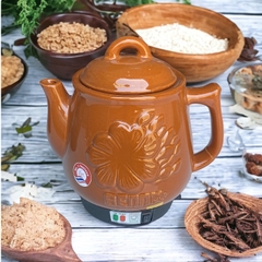 Ấm Sắc Thuốc Điện Bennix BN-32ST Giữ Ấm tốt, Chất Liệu Gốm Bát Tràng Tráng Men 3,2L