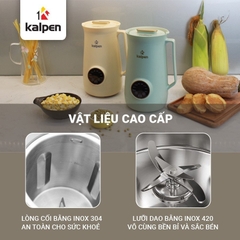 Máy làm sữa hạt mini 8 chức năng dung tích 600ml KALPEN H1- H2