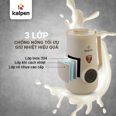 Máy làm sữa hạt mini 8 chức năng dung tích 600ml KALPEN H1- H2